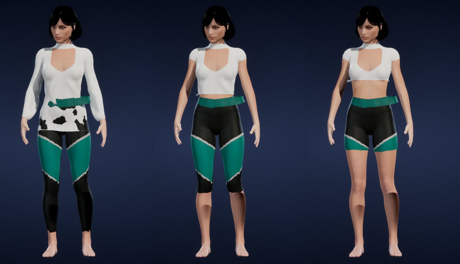Garment cuts